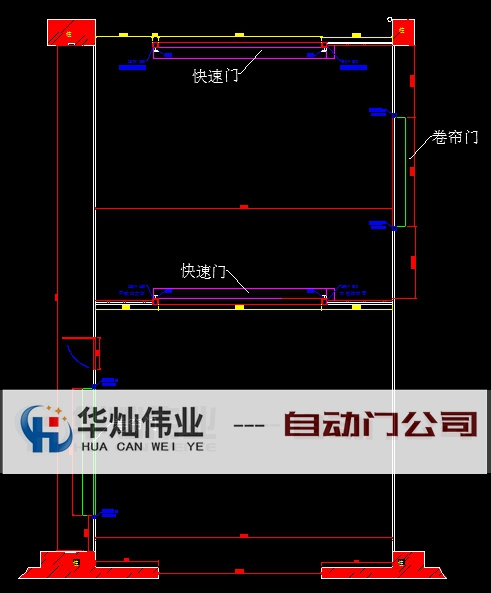 快速門(mén)圖紙